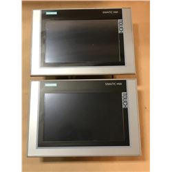 (2) SIEMENS 6AV2 124-0JC01-0AX0 TP900 COMFORT TOUCH PANEL