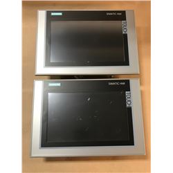 (2) SIEMENS 6AV2 124-0JC01-0AX0 TP900 COMFORT TOUCH PANEL