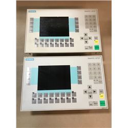 (2) SIEMENS 6AV3627-1LK00-1AX0 OPERATOR PANEL