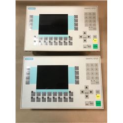 (2) SIEMENS 6AV3627-1LK00-1AX0 OPERATOR PANEL