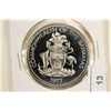 1977 BAHAMAS SILVER PROOF DOLLAR .4466 OZ. ASW