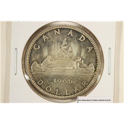 1966 CANADA SILVER DOLLAR BRILLIANT UNC