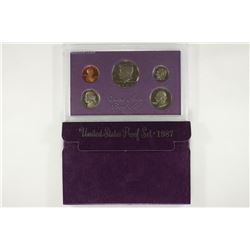 1987 US PROOF SET (WITH BOX)