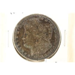 1921-D MORGAN SILVER DOLLAR TONED