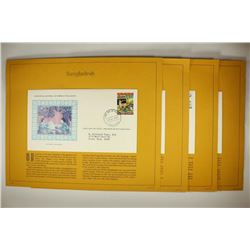 4 ASSORTED 1980 1ST DAY OF ISSUE ENVELOPES