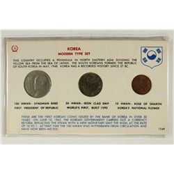 KOREA MODERN TYPE SET AS SHOWN