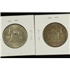 Image 2 : 1962-D & 1963-D FRANKLIN HALF DOLLARS