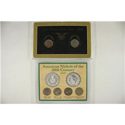 2 US COIN SETS #1 IS AMERICAN NICKELS OF THE 20TH