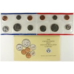 1990 US MINT SET (UNC) P/D (WITH ENVELOPE)