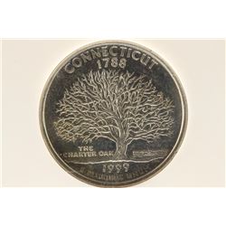 ERROR 1999-P CONNECTICUT QUARTER ROTATED REV.