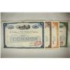 Image 1 : 4 VINTAGE STOCK CERTIFICATES BALTIMORE AND OHIO