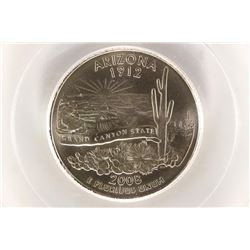 2008-P ARIZONA QUARTER PCGS MS68 SATIN FINISH