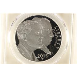2015-W MARCH OF DIMES SILVER DOLLAR PCGS PR69 DCAM