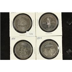 4 ASSORTED CANADA TRADE DOLLARS 1984 NEUVILLE,