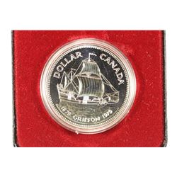1979 CANADA GRIFFON PROOF SILVER DOLLAR