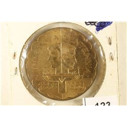 1858-1958 MINNESOTA CENTENNIAL 1 5/16" BRASS TOKEN