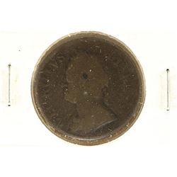 1754 BRITIAN HALF PENNY