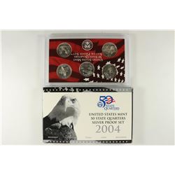 2004 SILVER QUARTER PROOF SET WITH BOX