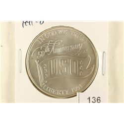 1991-D USO BRILLIANT UNC SILVER DOLLAR