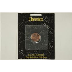 2000 CHEERIOS LINCOLN CENT ORIGINAL PACKAGING