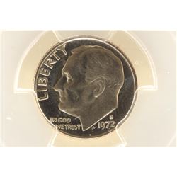 1972-S ROOSEVELT DIME PCGS PR66