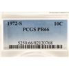 Image 3 : 1972-S ROOSEVELT DIME PCGS PR66