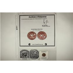 337-340 A.D. CONSTANTINE II ANCIENT COIN (HOLED)