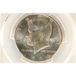 1965 40% SILVER JOHN F. KENNEDY HALF PCGS MS64