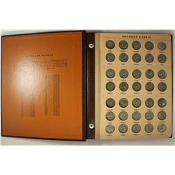 NEARLY COMPLETE 1938-1977 JEFFERSON NICKEL ALBUM