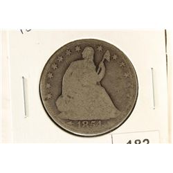 1854-O SEATED LIBERTY HALF DOLLAR