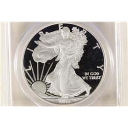 2011-W AMERICAN SILVER EAGLE PCGS PR70 DCAM
