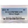 Image 3 : 2011-W AMERICAN SILVER EAGLE PCGS PR70 DCAM