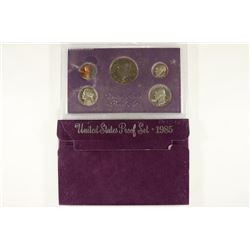 1985 US PROOF SET (WITH BOX) CRACKED CASE