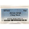 Image 3 : 1874-S US TRADE DOLLAR WITH CHOP MARKS PCGS XF40