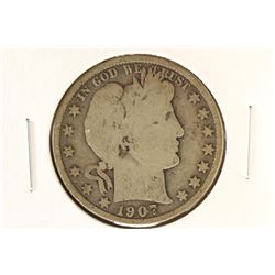 1907 BARBER HALF DOLLAR