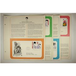 4 ASSORTED 1994 1ST DAY ISSUE ENVELOPES WITH