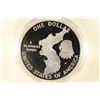 Image 2 : 1991-P KOREAN WAR PROOF SILVER DOLLAR