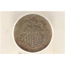1867 NO RAYS SHIELD NICKEL ICG G04 DETAILS