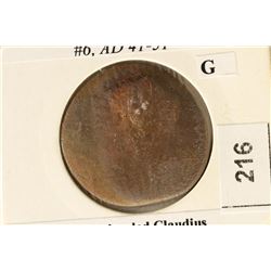 41-51 A.D. CLAUDIUS I ANCIENT COIN