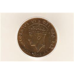 1941-C NEWFOUNDLAND 1 CENT ICG AU58