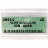 Image 3 : 1941-C NEWFOUNDLAND 1 CENT ICG AU58