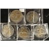 Image 2 : 5-GOLD ENHANCED DOUBLE EAGLES 1 1/2'' TOKENS
