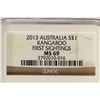 Image 3 : 2013 AUSTRALIA KANGAROO "FIRST SIGHTINGS" SILVER