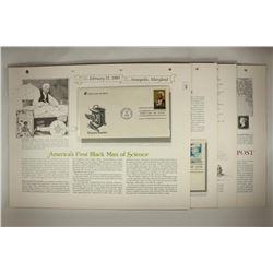 4 ASSORTED 1980 1ST DAY ISSUE ENVELOPE WITH STAMPS