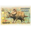 Image 1 : 2015 JURASSIC BANK 1 DIN "TRICERATOPS" COLORIZED