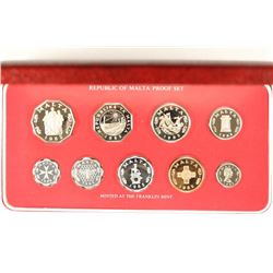 1982 REPUBLIC OF MALTA PROOF SET
