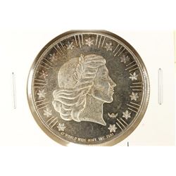 1 TROY OZ .999 FINE SILVER PROOF ROUND 1981