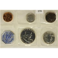 1958 US SILVER PROOF SET WITHOUT ENVELOPE