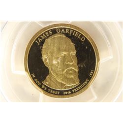 2011-S JAMES GARFIELD DOLLAR PCGS PR69 DCAM