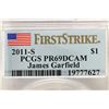 Image 3 : 2011-S JAMES GARFIELD DOLLAR PCGS PR69 DCAM